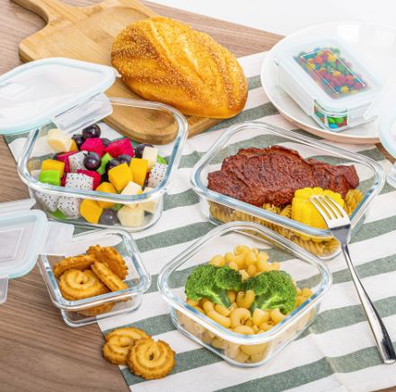 Microwaveable Heating Glass Lunch Box